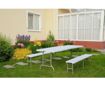 Набор складной садовой мебели Calviano (со скамьей)