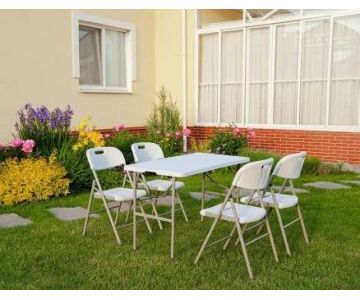 Набор складной садовой мебели Calviano (стол 180 см и 4 стула)