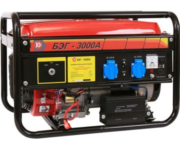 Генератор бензиновый Калибр БЭГ-3000А