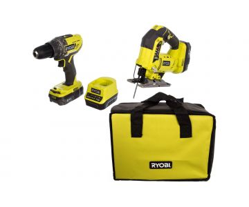 Набор инструмента Ryobi R18DDJS-220S ONE+