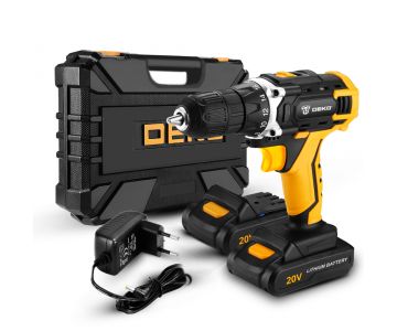 Дрель-шуруповерт Deko DKCD20FU-Li SET 3 (063-4175)