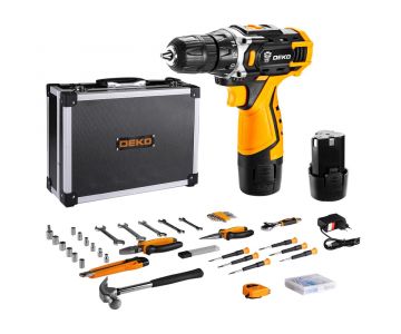 Дрель-шуруповерт Deko DKCD12FU-Li Premium SET 131