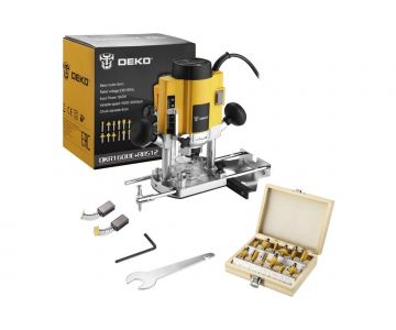 Фрезер Deko DKR1600E + набор фрез RBS12 (12 предметов)