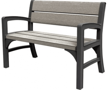 Диван садовый Keter Montero 2 Bench (серый) 233159