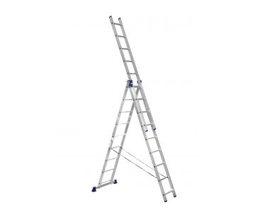 Лестница универсальная  трехсекционная  TR 3х9 (086398)