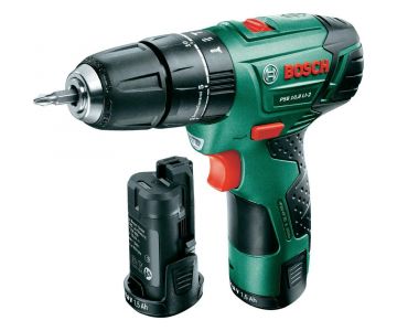 Дрель-шуруповерт Bosch PSB 10.8 LI-2 (1 Li-Ion., 2.0 А/ч, чемодан ) (0603983923)