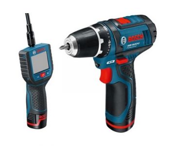 Шуруповёрт Bosch GSR 10,8-2 LI+ аккум. эндоскоп GOS 10,8 V-Li (в боксе)  (060124100C)