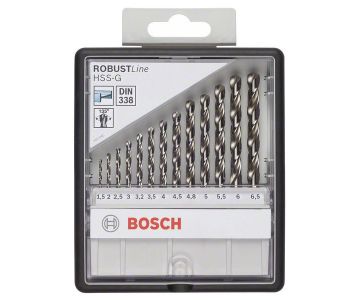 Набор свёрл Bosch Robust Line HSS-G DIN 338 (2.607.010.538)