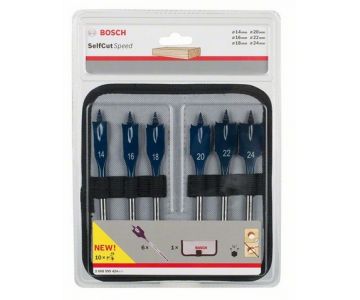 Набор сверл Bosch D14-24 мм Self Cut (2608595424)