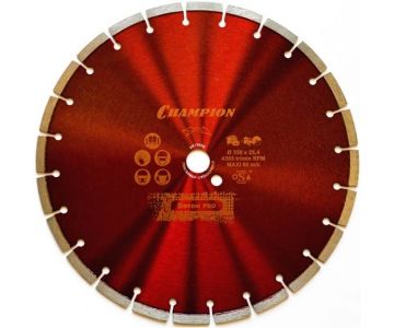 Диск алмазный Champion бетон ST 350/25,4/10 Concremax