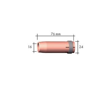 Газовое сопло для сварочной горелки Abicor Binzel (145.0085)
