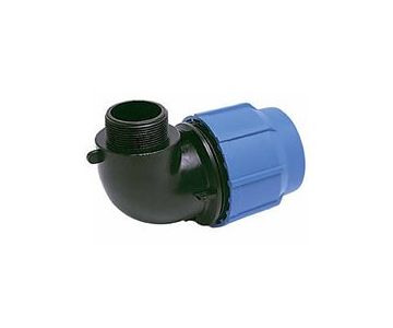 Отвод 32 х 1" с наружной резьбой