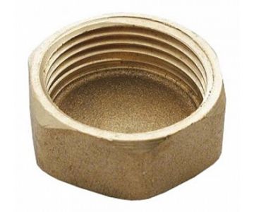 Пробка латунная с внутренней резьбой 1"