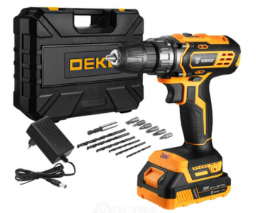 Дрель-шуруповерт аккумуляторная Deko GCD20DU3 case (063-4145)