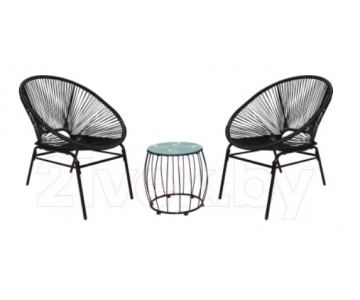 Комплект садовой мебели Sundays LUC-TA04-1 (Black)