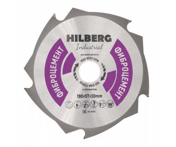 Диск пильный по фиброцементу Hilberg Industrial