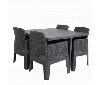 Комплект садовой мебели Sundays Lemnos 031+008 (Black)