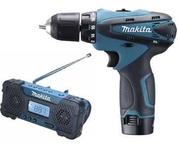 Дрель-шуруповерт аккумуляторная Makita DF330DWEA1