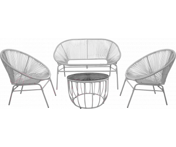 Комплект садовой мебели Sundays LUC-TA04-2 (White)