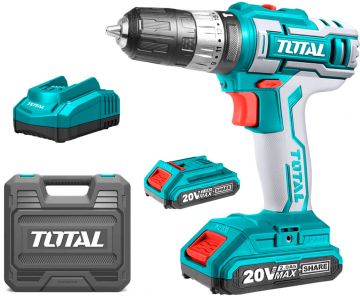 Дрель-шуруповерт ударная TOTAL TIDLI200215