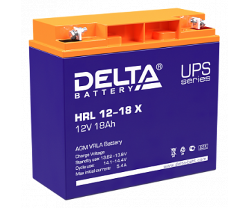 Аккумуляторная батарея Delta HRL 12-18 X 12V/18Ah