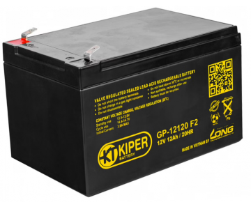 Аккумуляторная батарея Kiper GP-12120 F2 12V/12Ah