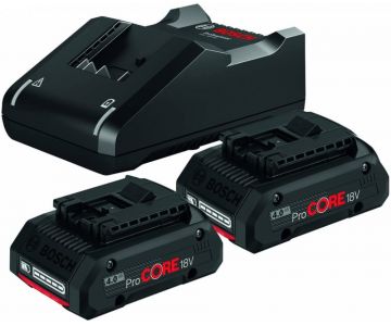 Набор аккумуляторов для электроинструмента Bosch ProCORE 18V 4.0 с зарядным GAL 18V-40 (1600A01BA3)