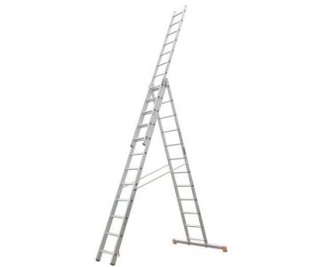 Лестница трехсекционная TOR 1013309 алюминиевая 3х12