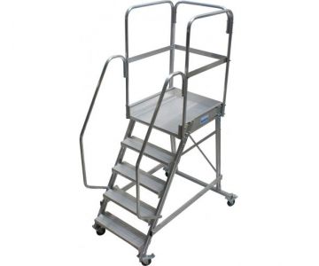 Лестница передвижная TOR Krause Corda 5 ступеней с площадкой (1020788)