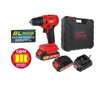 Дрель-шуруповерт аккумуляторная Wortex BD 2025-1 DLi (BD20251DLi1029)