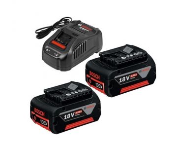 Аккумулятор Bosch GBA 18V 5.0 Ач (1600A00B8J) с зарядным устройством Bosch GAL 1880 CV