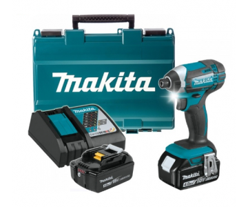 Шуруповерт аккумуляторный Makita DTD152RME (2 АКБ, кейс + набор оснастки Makita B-53768)