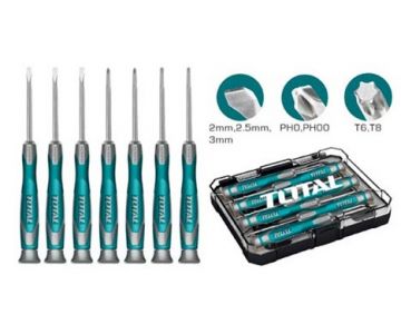 Набор отверток прецизионных TOTAL THT250726