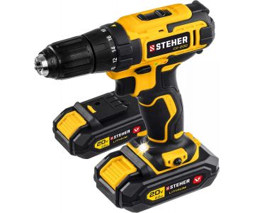 Дрель-шуруповерт аккумуляторная Steher CD-200-2