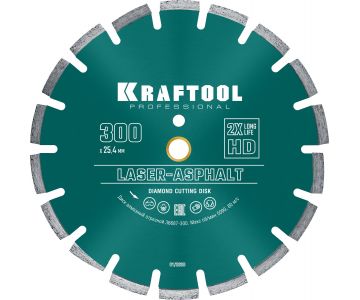 Круг алмазный Kraftool Laser-Asphalt 36687-300