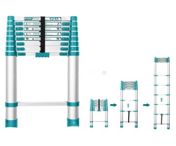 Лестница телескопическая TOTAL THLAD08081