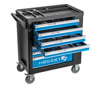 Тележка инструментальная Hoegert HT7G050 с набором инструментов