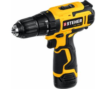 Дрель-шуруповерт аккумуляторная Steher CD-120-1