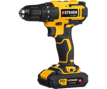 Дрель-шуруповерт аккумуляторная Steher CD-200-1