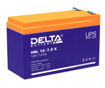 Аккумуляторная батарея Delta HRL 12-7.2 Х 12V/7.2Ah