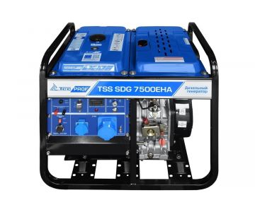 Генератор дизельный TSS (TCC) SDG 7500EHA