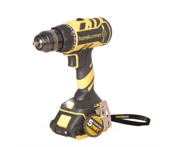 Дрель-шуруповерт аккумуляторная Hanskonner HCD1865