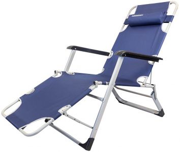 Шезлонг складной ForceKraft FK-FG-HY-8007D