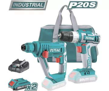 Набор аккумуляторного инструмента Total TCKLI2008