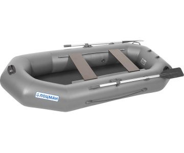 Лодка гребная Лоцман Профи 280 (серый)