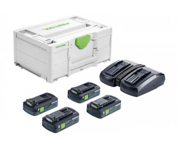Комплект аккумуляторов Festool SYS 18V 4x4,0/TCL 6 DUO (577104)