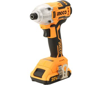 Шуруповерт аккумуляторный ударный INGCO CIRLI2002