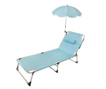 Шезлонг с зонтиком WMC Tools WMC-FG-HY-8007Z