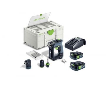 Дрель-шуруповерт аккумуляторная Festool CXS 12 2,5-SET (576865)
