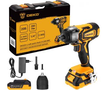 Винтоверт аккумуляторный Deko DKIS20-Li SET